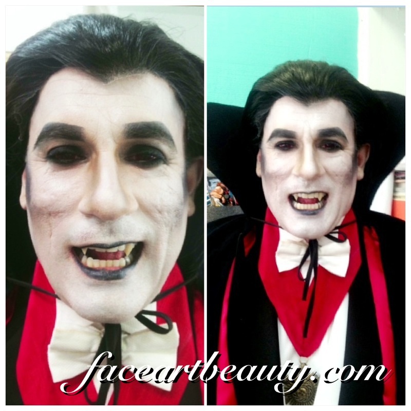 Dracula Halloween Makeup