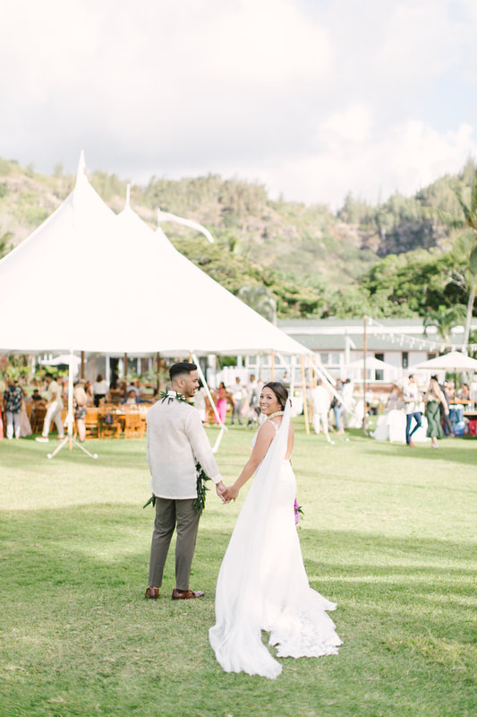 Outdoor wedding in Hawaii