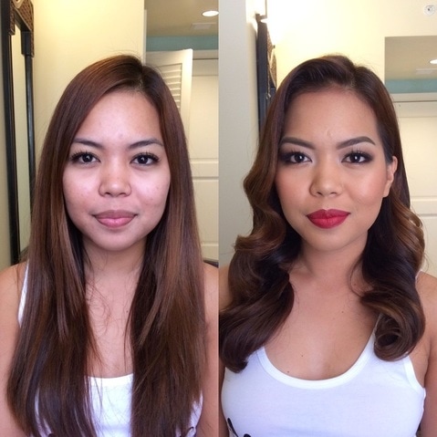 Hawaii Makeup Artist Before and Afters