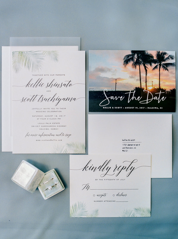HAWAII WEDDING INVITATIONS